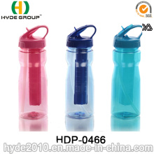 Botella de agua deportiva Tritan con adhesivo de paja y hielo (HDP-0466)